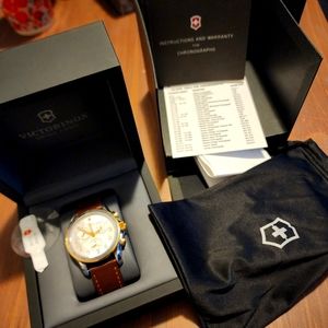 Mens victorinox brown leather